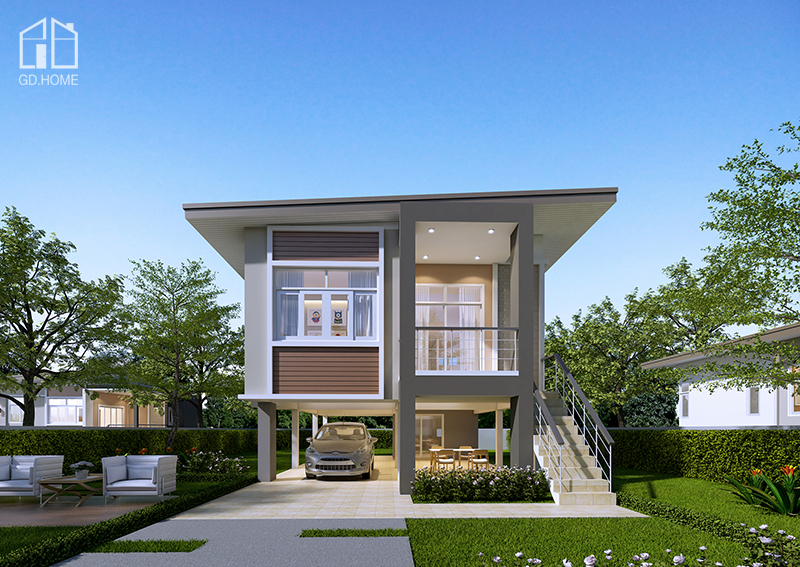 บ้านเดี่ยว 2 ชั้น - TIVE 58